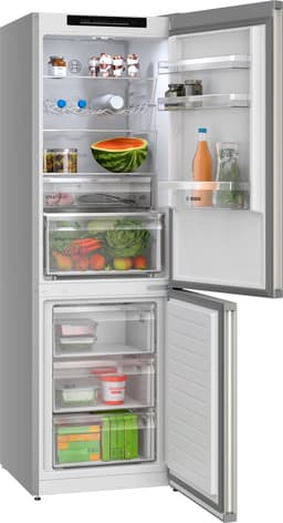 Bosch Serie 4 KGN362I1F - Koel-vriescombinatie - Total No Frost - Nooit meer ontdooien - 321 liter - VitaFresh XXL: houd etenswaren langer vers met extra ruime vershoudlades - RVS — thumbnail 3