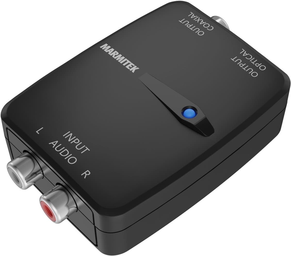 Marmitek Connect AD12 analoog naar digitaal converter - Audio converter - RCA naar Toslink of coaxiaal — afbeelding 1