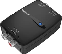 Marmitek Connect AD12 analoog naar digitaal converter - Audio converter - RCA naar Toslink of coaxiaal — thumbnail 1