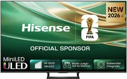 Hisense 50E8S SmartTV - 50 inch - 4K Hi-QLED MiniLED - 2026 - 1300 nits - Native 144Hz Game Mode - Built-in Subwoofer - Hi-View AI Engine - Hi-QLED Colour - Dolby Vision Atmos — thumbnail 1