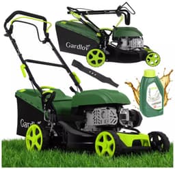 Gardlov Krachtige benzine grasmaaier met 50 liter opvangbak en 8 maaihoogtes en 40,6 cm maaibreedte — thumbnail 1