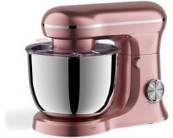 Krachtige Keukenmachine met Grote Kom en Planetaire Mixer - Roze