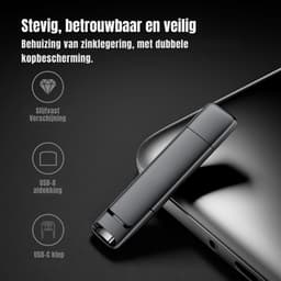 SCH® SSD Externe Harde Schijven - SSD Externe Harde Schijf - Zwart - ‎8cm x 3cm x 1cm — thumbnail 5