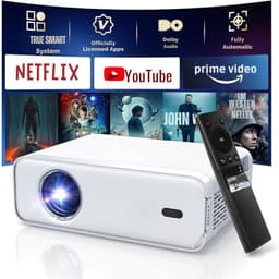 Zyrex® Mini beamers - Projector - Mini beamer - Wit - 18cm x 9cm x 23cm — thumbnail 1