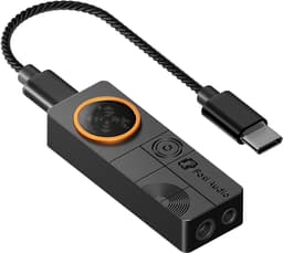 Fosi Audio DS3 DAC – Hi-Res USB DAC & Hoofdtelefoonversterker – Zwart – Compact & Krachtig — thumbnail 1