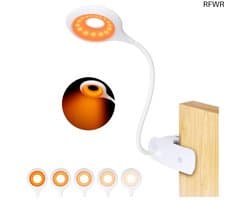 Bedlampjes Hoofdbord - Leeslampjes met Meerdere Standen - Bedlamp Slaapkamer Volwassenen - Wit - Slaap