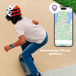Rebel Cactus SKY (Blauw) - kindersmartwatch - GPS tracker - Whatsapp - (video) bellen - SOS/Geofence - Groot display 1.75" - Gratis OuderApp - Batterij: 32uur - Alle wereldtalen - Geen internet en geen socials - Wel apps - Uit tijdens school - Wifi — thumbnail 9