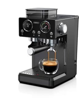 HiBREW H20 Espressomachine met Geïntegreerde Koffiemolen – 20 Bar – 1.8L – PID Temperatuurcontrol — thumbnail 1