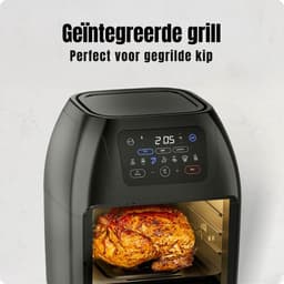 Florixa® Heteluchtoven - Oven - Airfryer Oven - Zwart - 31cm x 31cm x 38cm — thumbnail 7