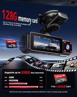 4K Dashcam voor Auto - Hoge Resolutie Rijbeveiliging — thumbnail 2