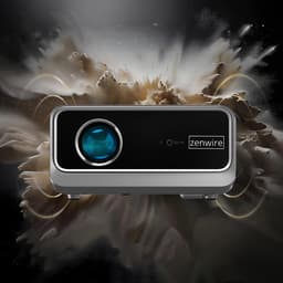 Zenwire G60 Beamer - Full HD 1080p 4K Support - Officiële Google TV Android 14 - 1300 ANSI Lumen - Contrast 10000:1 - WiFi 6 - Bluetooth - Smart Mini Projector — thumbnail 2