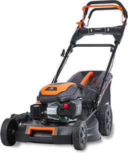 Benzine Grasmaaier 4 pk 2,9 kW - 51 cm Maaibreedte - 7-traps Hoogteverstelling 25-75 mm - 4-takt - 60L Grasvanger - Mulchfunctie - Zij-uitworp - Flexibele Aandrijving — thumbnail 1