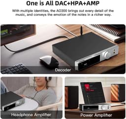 Krachtige Digitale Klasse D Versterker met DAC en Hoofdtelefoonuitgang - HDMI ARC — thumbnail 5