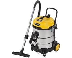 Powerplus elektrische stofzuiger nat-droog POWX3250 - 2x1200W - 2 motoren - 2-in-1: zuig- & blaasfunctie - 60l tank - met 3 acc.