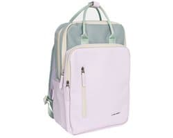 Ferron Milwaukee 19 Liter Laptoprugzak – Waterafstotend PU, Geschikt voor 15,6″ Laptop 19L Lila