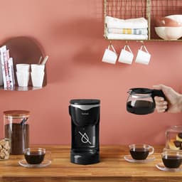 Tefal Dialog Mini CM3408 - Filter koffiezetapparaat - 0.6L - Compact - Voor 6 Kopjes - Zwart — thumbnail 2