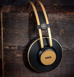 AKG K92 Zwart, Goud Circumaural Hoofdband koptelefoon — thumbnail 6