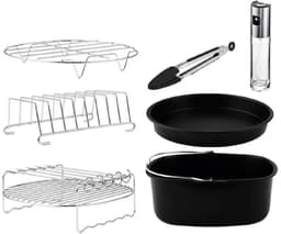 Cecotec Accessoireset voor friteuse olie vrij van 5 tot 6,5 l Cecofry Pack accessoires, 8 accessoires, antiaanbaklaag, vaatwasma — thumbnail 8