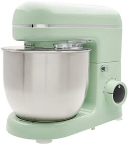 SILVERCREST® KITCHEN TOOLS Keukenmachine pastel - Vermogen: 600 W - Inhoud: 5 L - Inclusief spatbescherming met vulopening, deeghaak, eiwitklopper en garde - Met extra pulsfunctie - Afneembare accessoires zijn vaatwasmachinebestendig - Mintgroen — thumbnail 1