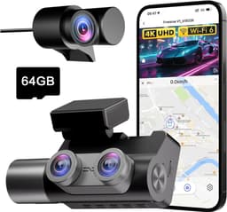 Core® Dashcam Voor en Achter - Dashcam - Dashcam Voor Auto - Zwart - 6cm x 12xm x 7cm — thumbnail 1