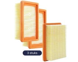 Tops Filterset 3x voor Kärcher WD4, WD5, WD6, MV4, MV5, MV6 – Vervangt 2.863-005.0 (KFI 4410)