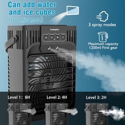 Mobiele Airco - Airconditioning - Ventilatoren - Airco Zonder Afvoerslang - Energie — thumbnail 2
