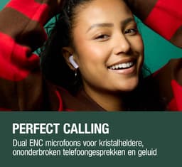 Fresh 'n Rebel Twins Core 2 - Draadloze oordopjes - Bluetooth oortjes met 40 uur speeltijd - Met Microfoon en App - Velvet Green & Flamy Orange — thumbnail 3