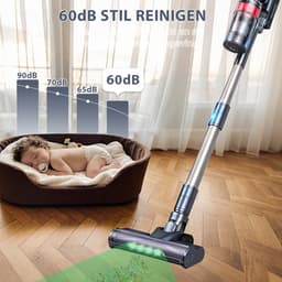 Grenintol - Steelstofzuiger - Steelstofzuiger Draadloos - Snoerloze stofzuiger -85000Pa/500W - LED - Max 60 Min Werktijd - 1,6 L Stofbak - HEPA Filter - 4 Snelheden-Geschikt Voor Tapijt, Harde Vloeren en Dierenhaar — thumbnail 5