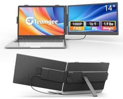 14,1 inch Draagbare Monitor voor Laptop - 1080P FHD IPS Schermuitbreiding