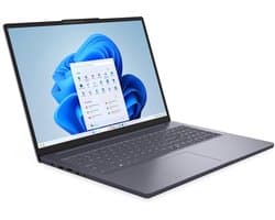 Lenovo IdeaPad Slim 3 16IRH10R Intel Core 5 210H Laptop 40,6 cm (16") WUXGA 16 GB DDR5-SDRAM 512 GB SSD Wi-Fi 7 (802.11be) Windows 11 Home Engels Grijs