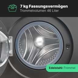 Bomann WA 7175 T Wasmachine - 7KG - 1400 toeren - 15 programma's - Stoomfunctie - Energieklasse A - 10 jaar motorgarantie — thumbnail 15