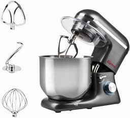 Kneedmachine 8L - meerdere accessoires, 1800W, ideaal voor deeg en meer — thumbnail 1