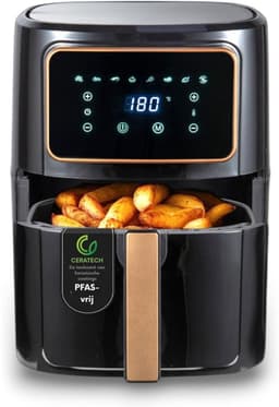 Florixa® Airfryer XXL - Mini-oven - Heteluchtfriteuse - 12L - 12 Programma's- Zwart- 36cm x 40cm x 36cm — thumbnail 1