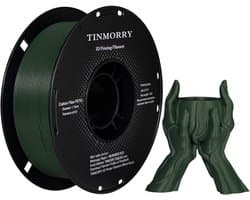 Koolstofvezel PETG Filament 1.75mm Olijfgroen - Sterk & Duurzaam 3D Printmateriaal (1 KG)