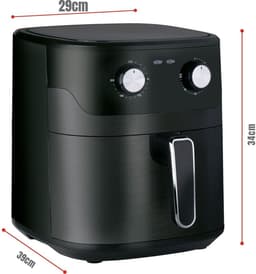 Florixa® Airfryer xl - Airfryer xxl - Heteluchtfriteuse - Zwart- 38cm x 29cm x 33cm — thumbnail 8