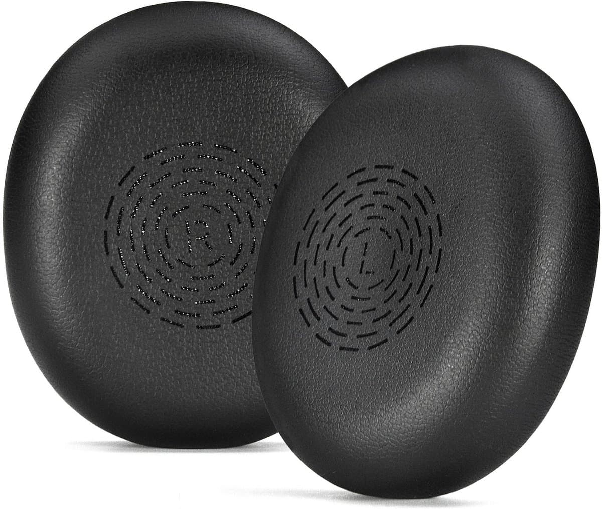 Somstyle Oorkussens Geschikt voor Jabra Evolve2 65 Flex Koptelefoon - 2 Stuks - Eiwitleer - Zwart — afbeelding 1