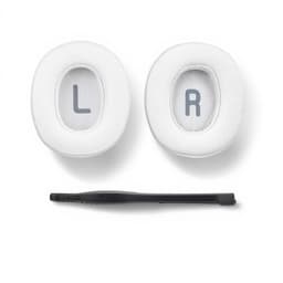 Set Oorkussens voor JBL Koptelefoon - Tune 700BT Oorkussen - Tune 700BT/710BT/720BT/750BTNC/760NC/770NC - Kunstleer met Traagschuim - Wit — thumbnail 3
