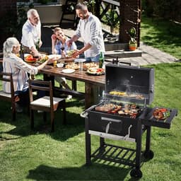 CYRO - Houtskoolbarbecues - Bbq Houtskool - Barbecue - Bbq - XXL - Geventileerd - Houtskoolgrill - 3 Grillroosters - Zwart — thumbnail 4