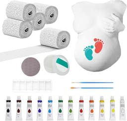 Gipsafdruk Set Buik: Compleet Materiaal voor DIY Zwangerschapsherinnering — thumbnail 1