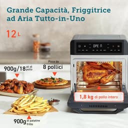 Heteluchtfriteuse met Ovenfunctie en 7 Accessoires — thumbnail 3