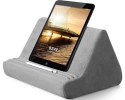 Verstelbare Tablet Standaard Kussen met Opbergvak - Voor Bank, Bed & Bureau - Geschikt voor iPad, E-readers en Smartphones