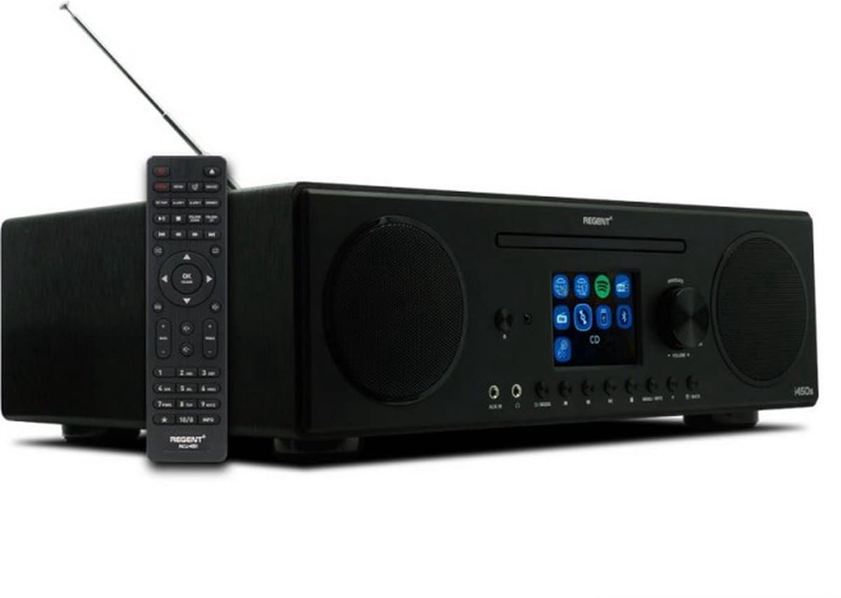 Ferguson i450 - Spotify - DAB+-Internetradio - FM radio - CD speler - Bluetooth Zwart — afbeelding 1