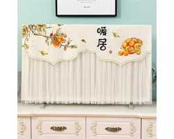 Tv Hoes - Schermbeschermer Stofkap - Binnen Bescherming - Zachte Kantstof - 32-75 Inch - Perzik