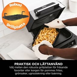Ninja DG551EU friteuse Enkel 3,8 l Vrijstaand 1760 W Heteluchtfriteuse Zwart, Zilver — thumbnail 3