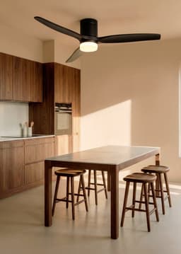 CREATE - Stille 40W plafondventilator met technische ABS bladen in verschillende maten - L - Met licht - Controller voor wandmontage - WIND CALM — thumbnail 5