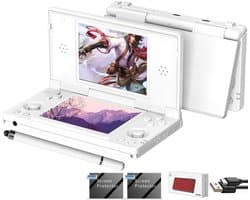 Anbernic RG DS - Retro Gaming Console - Dual Screen 4 Inch IPS - Android 14 - Touchscreen - RK3568 Processor - WiFi & Bluetooth - 4000mAh Batterij - Opvouwbaar Design - Wit