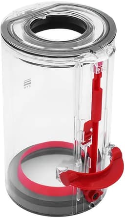 Stofreservoir geschikt voor Dyson V10-Serie - Geschikt voor SV12 Modellen - Inclusief Rode Afdichtingsring & Handvat - Transparante Stofcontainer — thumbnail 1