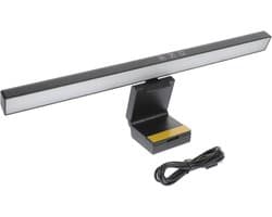 Monitor Lampbalk - Schermverlichting - Oogcomfort Verlichten - Instelbare Kleurtemperatuur - 39.7 cm Lengte - Zwart