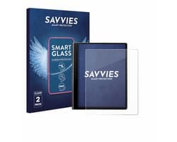 2 Stuks Savvies Screenprotector - geschikt voor eazeye Paper 2.0 - beschermfolie glas transparant