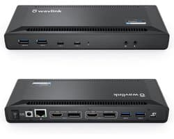 USB C Dual 4K Display Dockingstation met 60W Power Delivery voor Windows en macOS